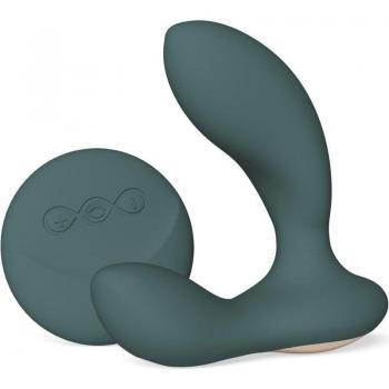 Masseur de prostate à distance Lelo Hugo 2 avec télécommande verte