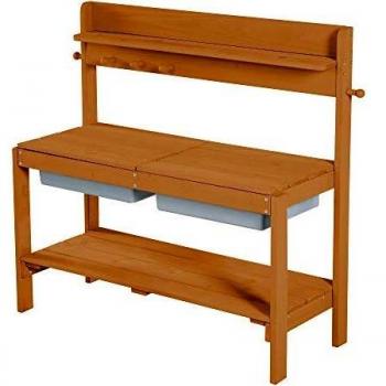 Cucina da Gioco all'Aperto in Legno con Copertura Staccabile