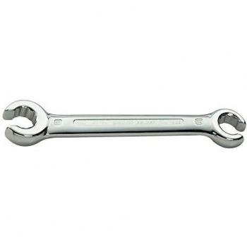 Bahco Gekröpfter Ringschlüssel, Doppelringschlüssel DIN 3118 19 x 22 mm mit Chrom-Beschichtung