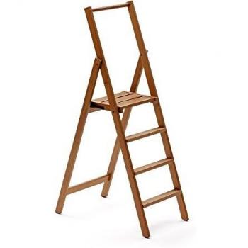 Kimora 4 marches échelle en bois de merisier – pliable