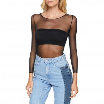 Spanx Damen Formender Body Sheer Fashion, Schwarz, Größe 46