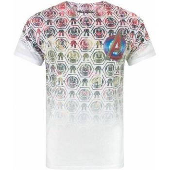 Avengers Age Of Ultron Men's White Sublimation T-Shirt