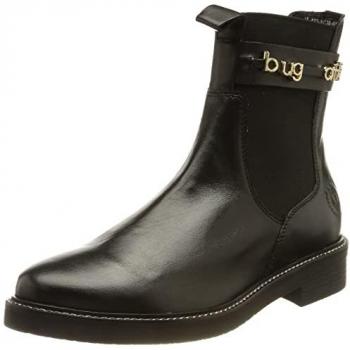 Bugatti Metallic Stiefel Schwarz Damen 39