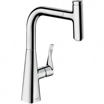 Robinet de Cuisine Hansgrohe Metris Select M71-240 Chromé avec Douchette