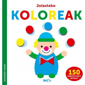 Pegatina-jolasteko koloreak