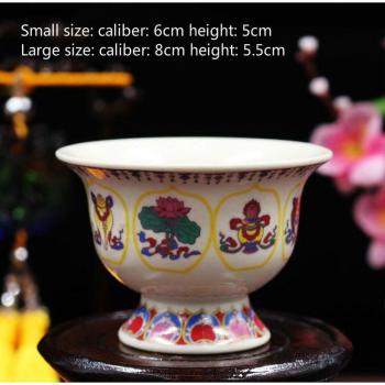 Ceramic Tooth Cup for Buddhist Use