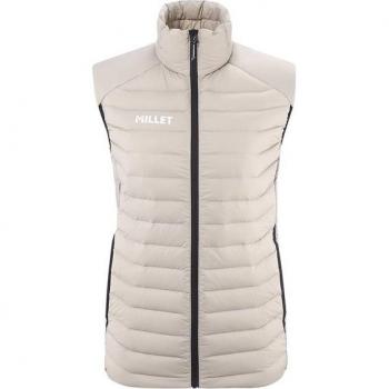Manteau plume doux, beige femme, taille L – Millet Kamet Light