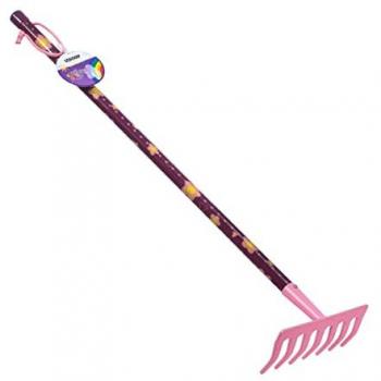 Rastrello Bambina Rosa 7 Denti 78 cm