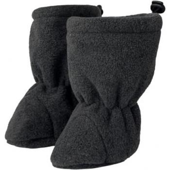 Hoppediz Fleece-Babystiefel anthrazit