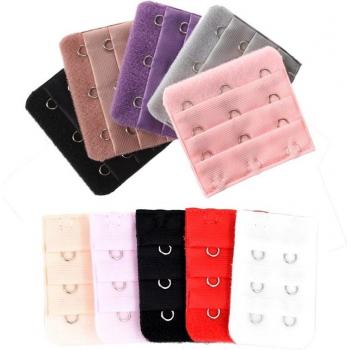 10 Pcs Women's Bra Hook Extenders: Multi-Color Set
