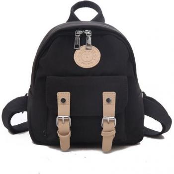 Double Belt Women's School Bag
