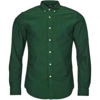 Polo Ralph Lauren Hombre Camisa Oxford Slim Fit Larga