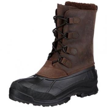 Kamik ALBORG Herren gefütterte Winterstiefel, Braun