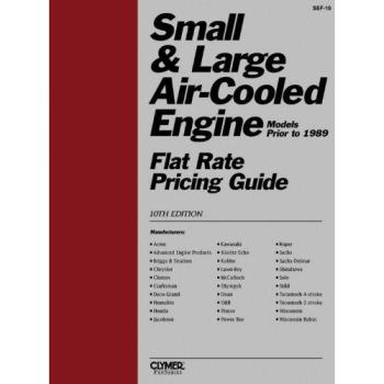 Small & Large Air-Cooled Engine Flat Rate Pricing Guide/Sef-10