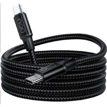 Cable USB-C DCU 30402018 1,5 m Negro Trenzado con Filtro Magnético