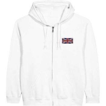 Pixelforma Classic White UK Flag Hoodie