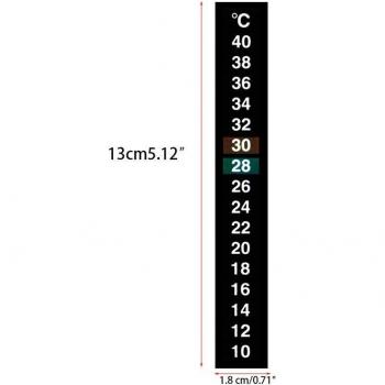 10pcs Dual Scale Aquarium Thermometer Stickers