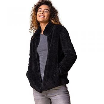 Roman Women's Plush Sherpa Fleece Jacket