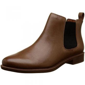 Clarks Taylor Shine, Bottes Chelsea Femme, Marron (Cuir Tan)