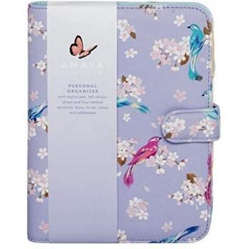 Amaya Undated Leather Notebook with Ring Closure