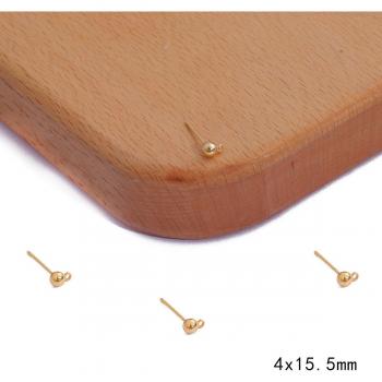 18K Gold Plated S925 Basic Pins for DIY Jewelry Making