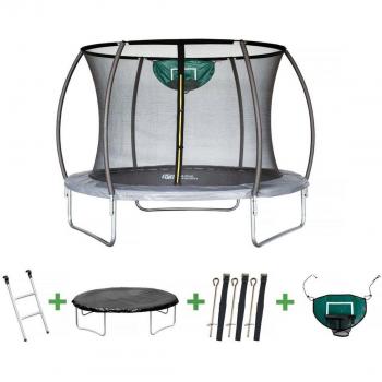 Trampoline prestige jumper 3,65 m avec panier de basket