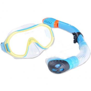 Kindersnorkelset met Antifog Zwembril en Droge Snorkel