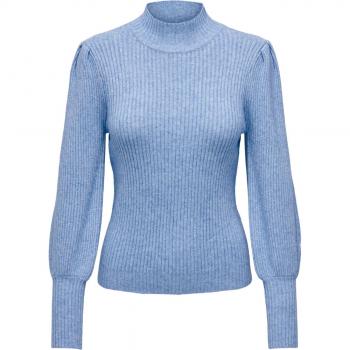 Pull col montant ONLY Katia bleu