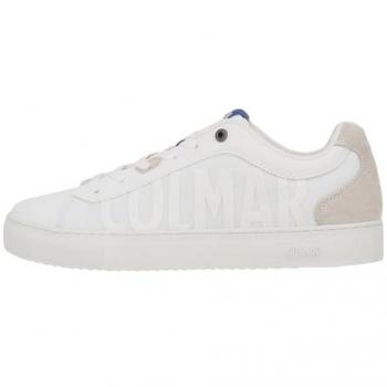 Colmar White Leather‑Nylon Slip‑on Sneakers for Men, US 13