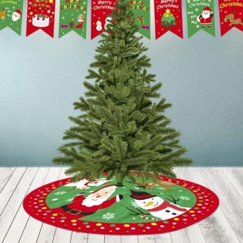 Jupe en tissu pour Noël