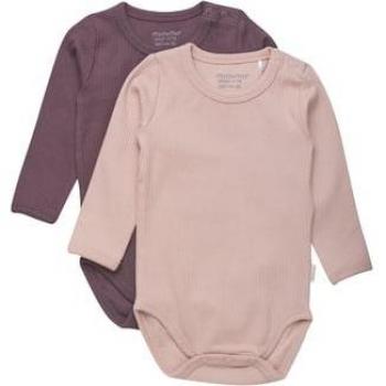 Minymo Baby Langarmbody Misty Rose