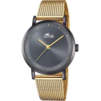 Reloj Lotus Trendy 18830/1 acero mujer negro