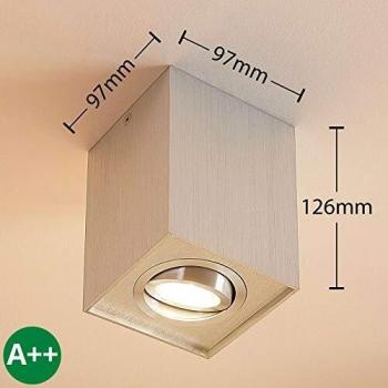 Mikail Modern – 1‑Flammen‑Lampe aus Aluminium