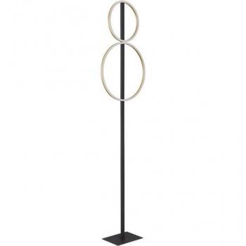 CAJEAN 48461-30RS Metall-Schwarz-Matt Stehleuchte mit einer LED