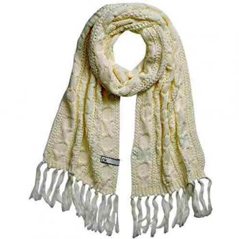 Accessori Invernali Calvin Klein 30x180 Bianco – Coperta e Scarfia Donna
