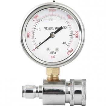 Kit de jauge haute pression 3/8 pouces connexion rapide 6000 PSI