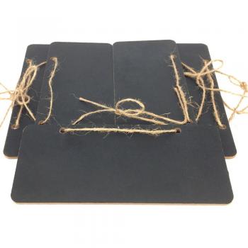 MCUILEE Mini Tablero de Mensajes de Madera para Boda (5Pcs)