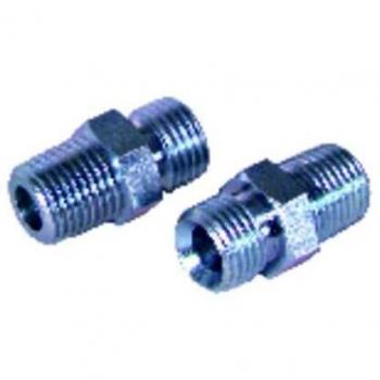Nipple fuel conique M1/2 x M1/2 avec finition polie