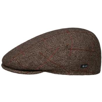 Unisex Flatcap mit Karomuster beige 57 cm von Lipodo