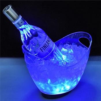 Wasserdichter Eis Eimer mit buntem Licht für Wein