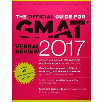 The Official Guide for GMAT Verbal Review 2017 with Online Question Bank and Exclusive Video