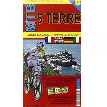 MTB 5 Terre. Carte dei sentieri di liguria per mountain bike MTB VTT