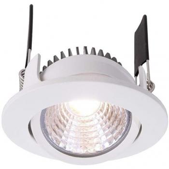 Deko-Light Deckenleuchte COB-68-350mA-4000K rund flach 5W weiß