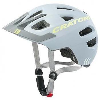 Cratoni Kinderfahrradhelm Maxster Pro Grau/Neongelb Matt