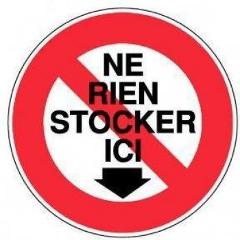 Disque de prohibition rouge