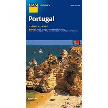 Adac Länderkarte Portugal 1:400.000: Register: Legenden, Citypläne, Ortsregister. Karte: Sehenswürdigkeiten, Natur