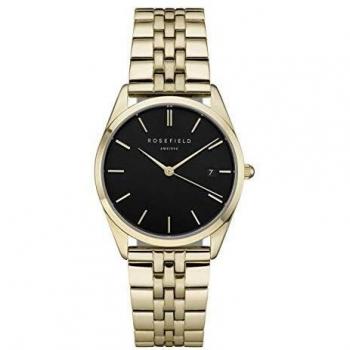 Rosefield Ace Gold Round Case Watch