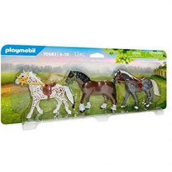 PLAYMOBIL 70683 Club d'équitation avec 3 chevaux