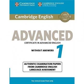 Cambridge English Advanced 1 for Revised Exam from 2015 Student's Book without Answers (Tapa blanda).