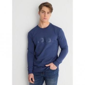 Sweatshirt Lois Jeans Sans Capuche Bleu XXL
